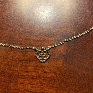 Kendra Scott Logo Necklace in Gold